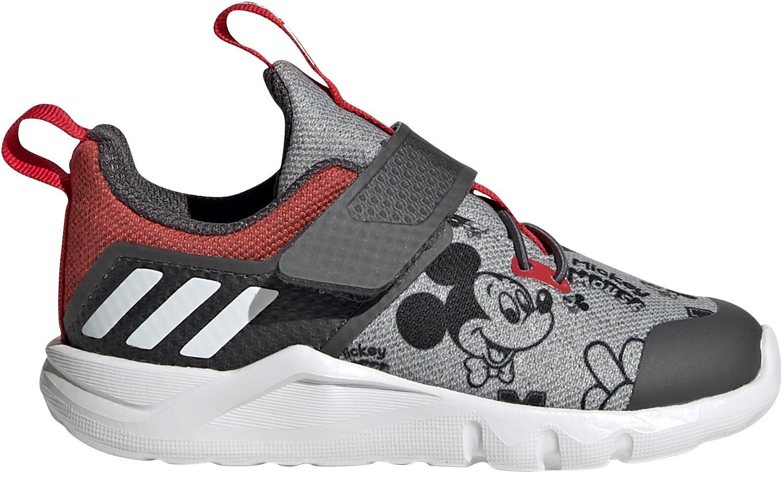 Jalanõud lastele Adidas RapidaFlex Mickey Grey Red цена и информация | Laste spordijalatsid | kaup24.ee