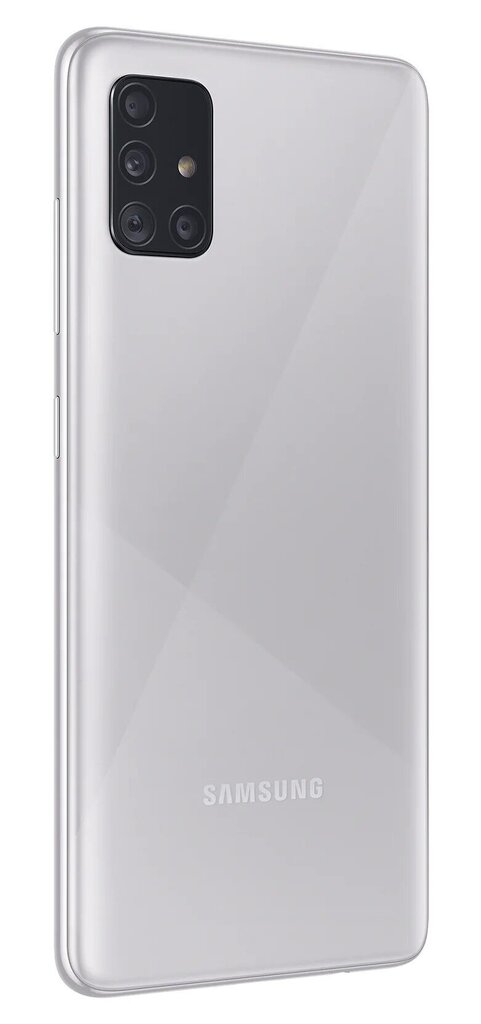 Samsung Galaxy A51, 128GB, Dual SIM, Haze Crush Silver hind ja info | Telefonid | kaup24.ee