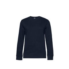 B&C Naised/Ladies Queen Crew Neck Sweat, Mereväe sinine UTFK159_navyblue цена и информация | Женские толстовки | kaup24.ee