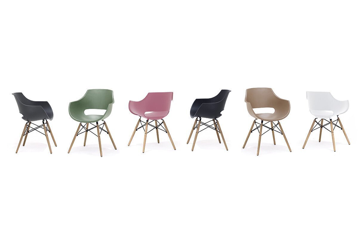 4-tooli komplekt MC Akcent Rockville BL, beeži värvi hind ja info | Söögilaua toolid, köögitoolid | kaup24.ee