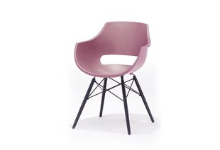 Комплект из 4 стульев MC Akcent Rockville BS, розовый-красный цена и информация | Стулья для кухни и столовой | kaup24.ee