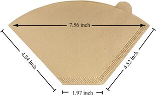 Kohvifiltrid nr 4, pleegitamata koonusega kohvifilter 8–12 tassi, 100 ühikut ühekordselt kasutatavad kohvimasina ülevalamiseks ja tilgutamiseks hind ja info | Vihikud, märkmikud ja paberikaubad | kaup24.ee