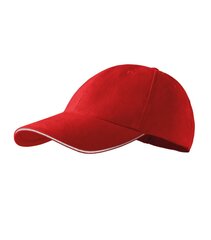 Sandwich 6P Cap Unisex красный цена и информация | Мужские шарфы, шапки, перчатки | kaup24.ee