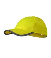 HV Reflex Cap unisex fluorescent желтый цена и информация | Мужские шарфы, шапки, перчатки | kaup24.ee