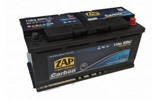 ZAP Carbon EFB 110Ah 920A aku kaina ir informacija | Akud | kaup24.ee