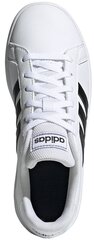 Jalanõud teismelistele Adidas Grand Court K White hind ja info | Laste spordijalatsid | kaup24.ee