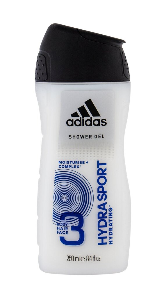 Dušigeel Adidas Hydra Sport 3 in 1 meestele 250 ml цена и информация | Dušigeelid, õlid | kaup24.ee