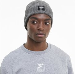 Puma Kootud mütsid Ribbed Classic Beanie Grey цена и информация | Мужские шарфы, шапки, перчатки | kaup24.ee