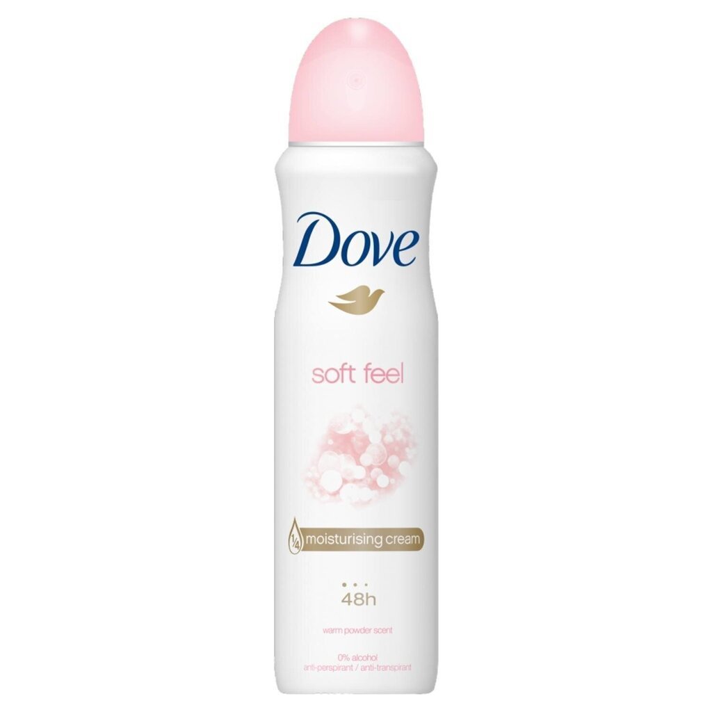 Spreideodorant Dove Soft Feel 150 ml hind ja info | Deodorandid | kaup24.ee