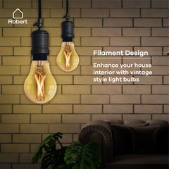 Robert Smart Nutikas LED-pirn Wi-Fi LED filament light bulb E27/7W (Calex 5005035) hind ja info | Lambipirnid, lambid | kaup24.ee