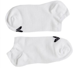 Spordisokid Adidas ORIGINALS Trefoil Liner S20273 3 pack white, 43043 цена и информация | Мужские носки | kaup24.ee