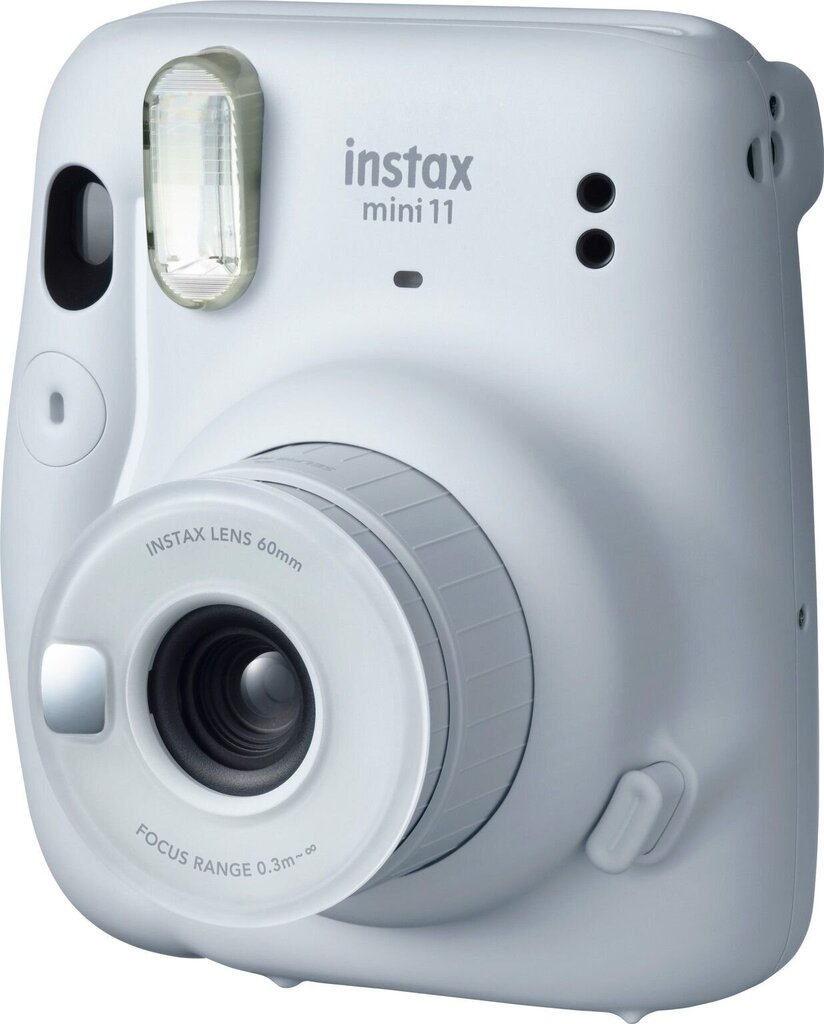 Kiirpildikaamera Fujifilm Instax Mini 11 + Instax Mini Glossy (10tk) , Ice White hind ja info | Kiirpildikaamerad | kaup24.ee
