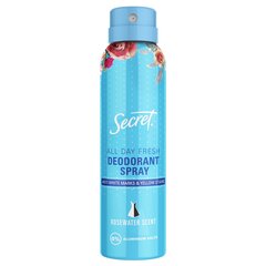 Naiste spreideodorant Secret Rose Water, 150 ml hind ja info | Deodorandid | kaup24.ee