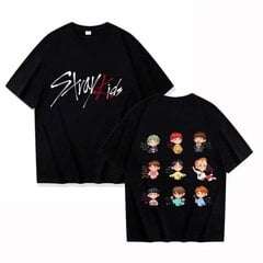 K-POP Stray Kids T-särk meestele ja naistele, trükitud kvaliteetne puuvill, lühikeste varrukatega t-särk, oversized t-särk, topid, riided 7 L hind ja info | Jalgpalli varustus ja riided | kaup24.ee