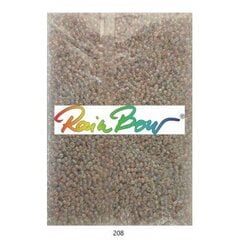 Klaasist ümmargused toruhelmed 6/0 RainBow® 500 g, värv 208 hind ja info | Ehete valmistamine, helmestamine | kaup24.ee