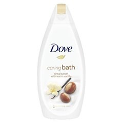 Пена для ванн Dove Caring Bath Shea Butter & Vanilla 450 мл цена и информация | Масла, гели для душа | kaup24.ee