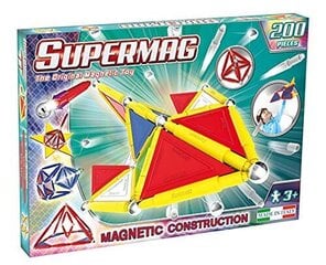 Магнитный конструктор Supermag Primary 0160, 200 д. цена и информация | Конструкторы и кубики | kaup24.ee