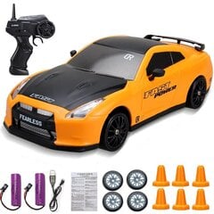 2,4G Drift Rc Car 4WD RC Drift Car mänguasi kaugjuhtimispult GTR mudel AE86 Sõiduki auto RC võidusõiduauto mänguasi lastele jõulukingid hind ja info | Mudelautode kollektsioneerimine | kaup24.ee