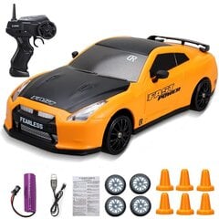 2,4G Drift Rc Car 4WD RC Drift Car mänguasi kaugjuhtimispult GTR mudel AE86 Sõiduki auto RC võidusõiduauto mänguasi lastele jõulukingid цена и информация | Коллекционные модели автомобилей | kaup24.ee