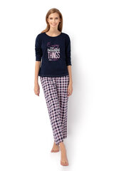 Женская пижама с длинными штанами Envie Beauty (Темно-синий) цена и информация | Женские пижамы, ночнушки | kaup24.ee