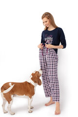 Naiste pidžaama pikkade pükstega ENVIE Beauty (Tumesinine) hind ja info | Öösärgid, pidžaamad | kaup24.ee