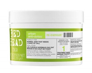 Освежающая маска для волос Tigi Bed Head Urban Antidotes Re-Energize, 200 гр цена и информация | Маски, масла, сыворотки | kaup24.ee