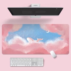 Cartoon Nature Oversized Mouse Pad Sülearvuti lukustatud servaga pehme padi цена и информация | Охлаждающие подставки и другие принадлежности | kaup24.ee