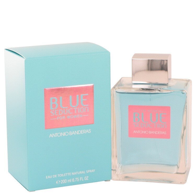 Tualettvesi Antonio Banderas Blue Seduction EDT naistele 200 ml цена и информация | Naiste parfüümid | kaup24.ee