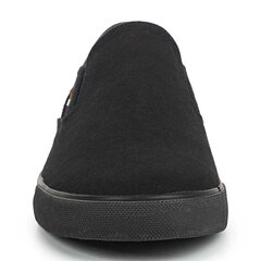 Обувь для мужчин Wrangler MITOS SLIP ON Washed Canvas, черная цена и информация | Кроссовки для мужчин | kaup24.ee