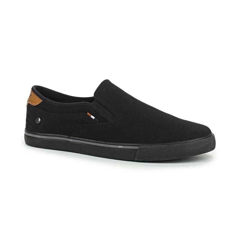 Wrangler tossud meestele MITOS SLIP ON Washed Canvas must цена и информация | Spordi- ja vabaajajalatsid meestele | kaup24.ee