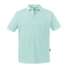 Russell Meeste puhas orgaaniline Polo, Aqua UTFK768_aqua hind ja info | Meeste särgid ja triiksärgid | kaup24.ee