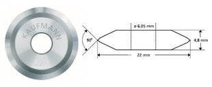Диск для  режущие устройства изразцовых плиток Topline, Maxi Мухи, Superfly; KAUFMANN цена и информация | Механические инструменты | kaup24.ee