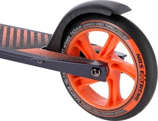 Tõukeratas Nils Extreme HD145, Graphite-Orange hind ja info | Tõukerattad | kaup24.ee