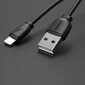 USB kaabel Remax RC-134i Lightning 2.1A must 1.0m hind ja info | Mobiiltelefonide kaablid | kaup24.ee