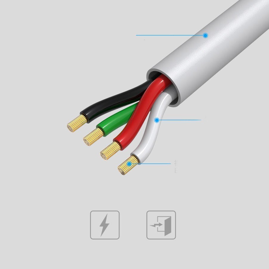 USB kaabel Remax RC-134i Lightning 2.1A must 1.0m hind ja info | Mobiiltelefonide kaablid | kaup24.ee