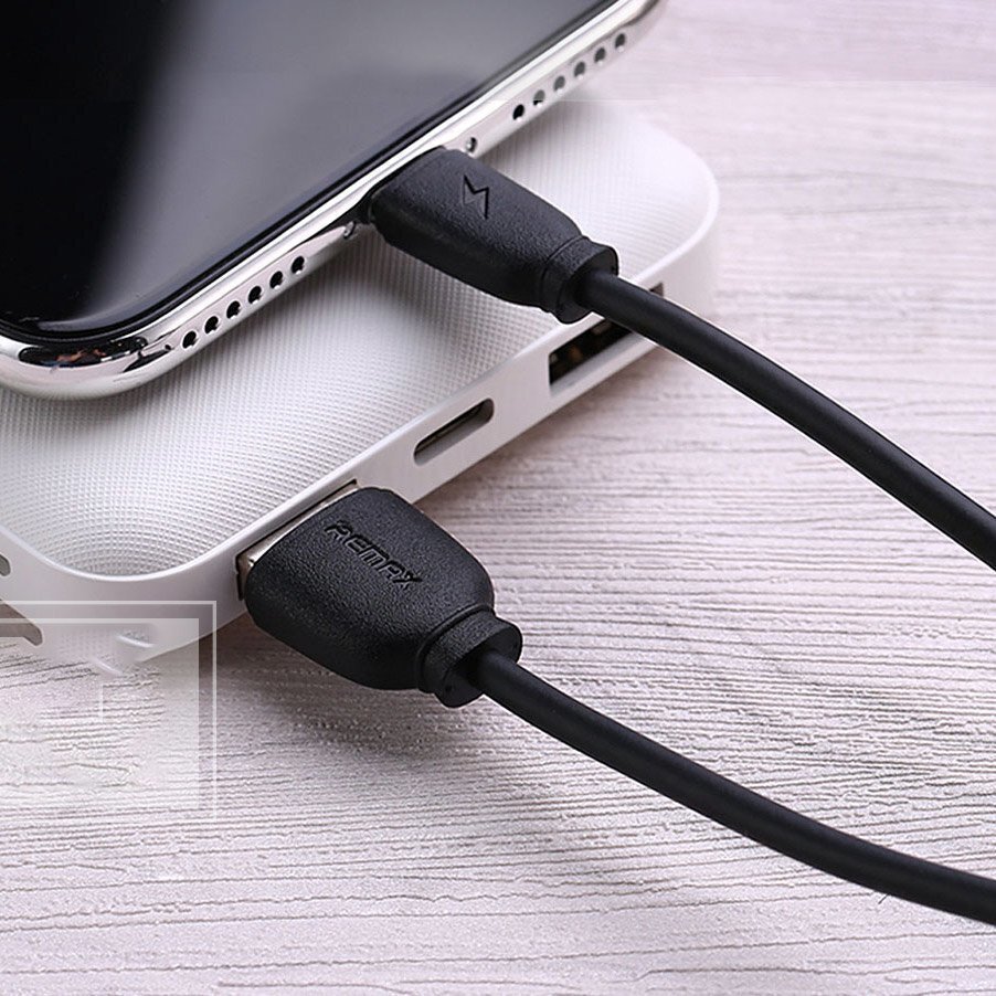 USB kaabel Remax RC-134i Lightning 2.1A must 1.0m hind ja info | Mobiiltelefonide kaablid | kaup24.ee