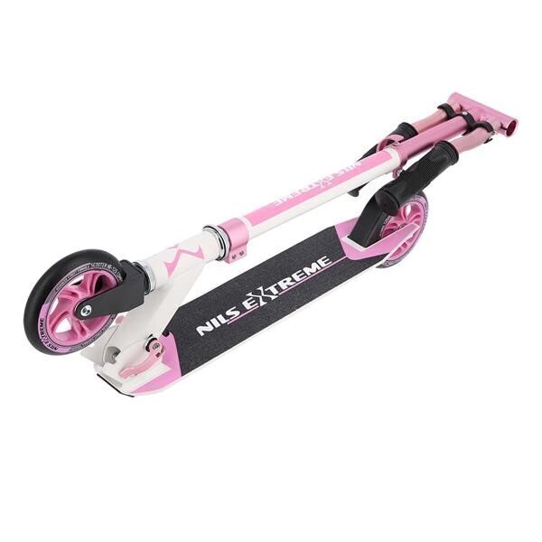 Tõukeratas Nils Extreme HD125, Pink-White hind ja info | Tõukerattad | kaup24.ee