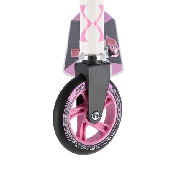 Tõukeratas Nils Extreme HD125, Pink-White hind ja info | Tõukerattad | kaup24.ee