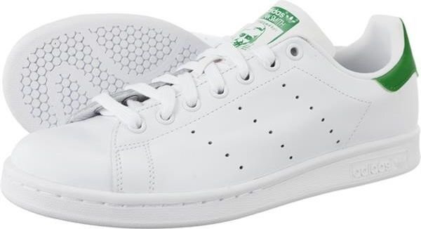 Naiste ja meeste vabaajajalatsid Adidas StanSmith, valge/roheline hind ja info | Spordi- ja vabaajajalatsid meestele | kaup24.ee