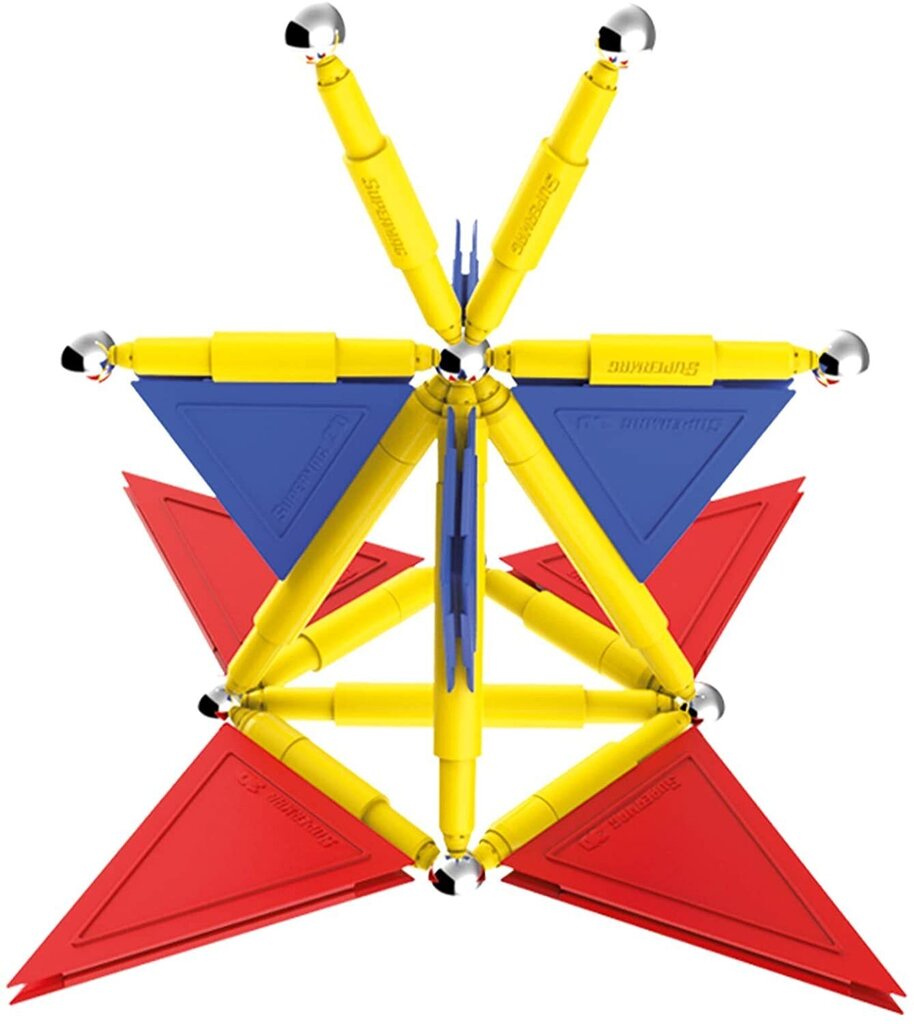 Magnetiline konstruktor Supermag Primary, 0152, 67-osaline hind ja info | Klotsid ja konstruktorid | kaup24.ee