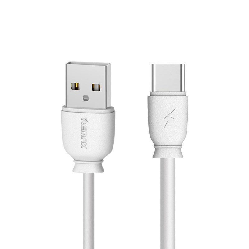USB kaabel Remax RC-134a Type-C 2.1A valge 1.0m hind ja info | Mobiiltelefonide kaablid | kaup24.ee