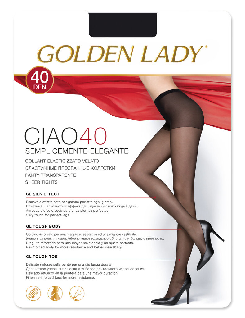 Naiste sukkpüksid Golden Lady, must hind ja info | Sukkpüksid | kaup24.ee