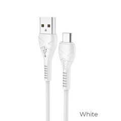 USB kaabel Hoco X37 Cool Power microUSB 1.0m valge цена и информация | Кабели и провода | kaup24.ee