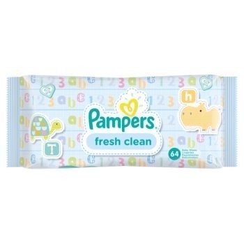 Niisked salvrätikud Fresh Clean Pampers, 64 tk hind ja info | Niisked salvrätikud | kaup24.ee