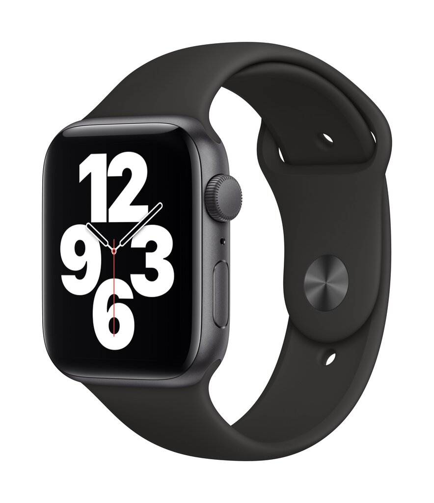 Nutikell Apple Watch SE (GPS, 44 mm) - Space Gray Aluminium Case with Black Sport Band hind ja info | Nutikellad (smartwatch) | kaup24.ee