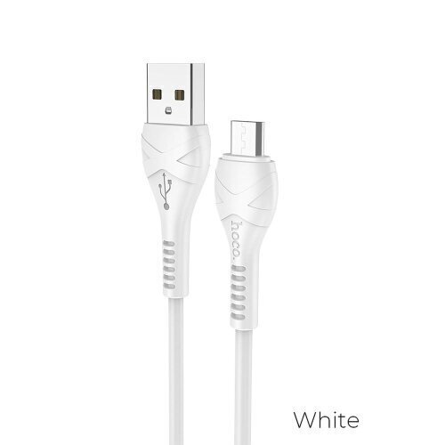 USB kaabel Hoco X37 Cool Power Type-C 1.0m valge цена и информация | Kaablid ja juhtmed | kaup24.ee