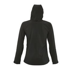 Veekindel ja tuulekindel kapuutsiga naiste softshell-jakk REPLAY WOMEN, must цена и информация | Женские куртки | kaup24.ee