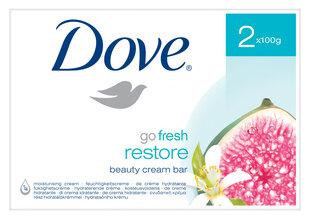 Seep Dove Go Fresh Restore 2x100 g цена и информация | Мыло | kaup24.ee