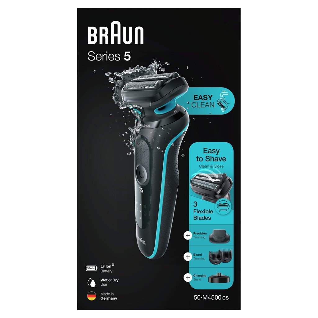Braun Series 5 50-M4500cs hind ja info | Pardlid | kaup24.ee