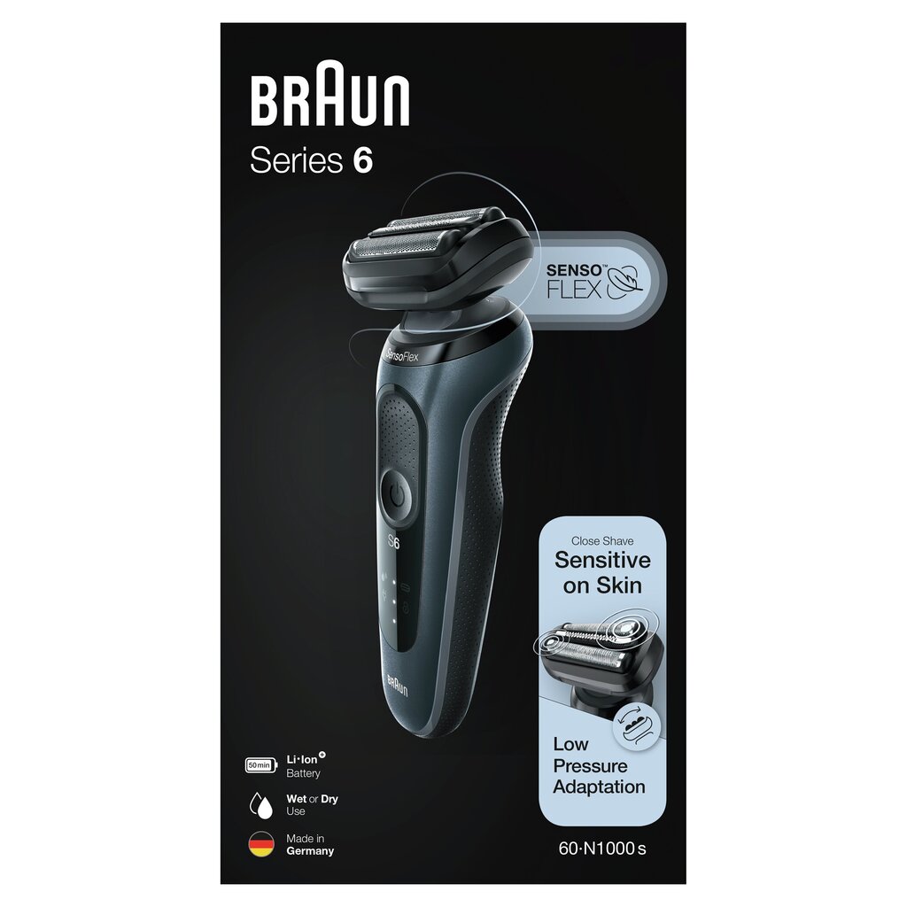 Braun Series 6 60-N1000s цена и информация | Pardlid | kaup24.ee